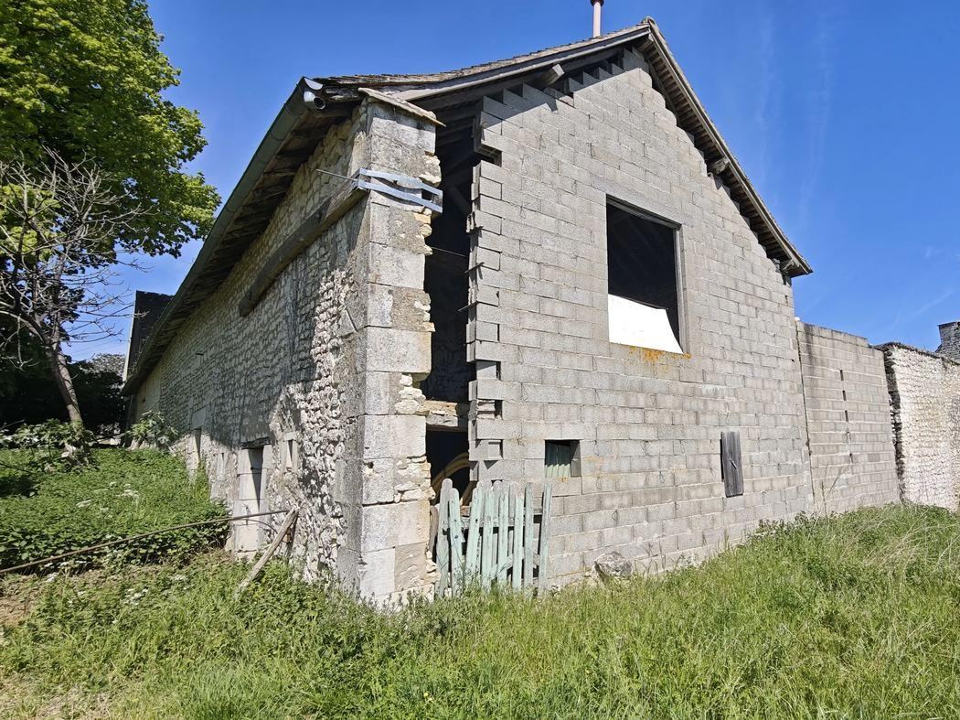 Pignon sud-est, vue d&rsquo;ensemble actuelle